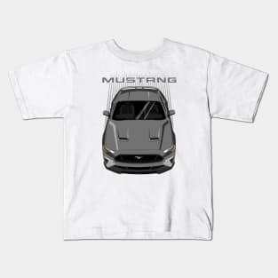 Mustang GT 2018 to 2019 - Grey Kids T-Shirt